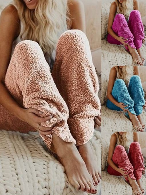 COZY HAIR FLEECE PANTS