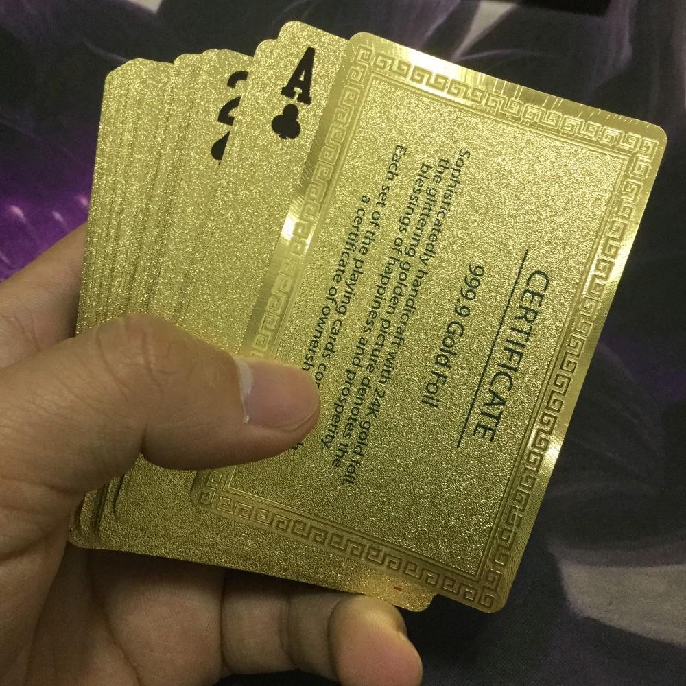 LUXURY 24K GOLD PLAYING CARDS RunSpree com
