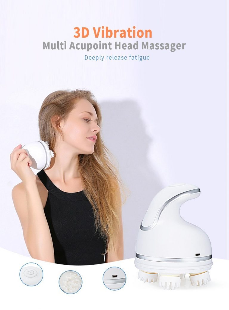 ELECTRIC SILICONE HEAD MASSAGER - RunSpree.com